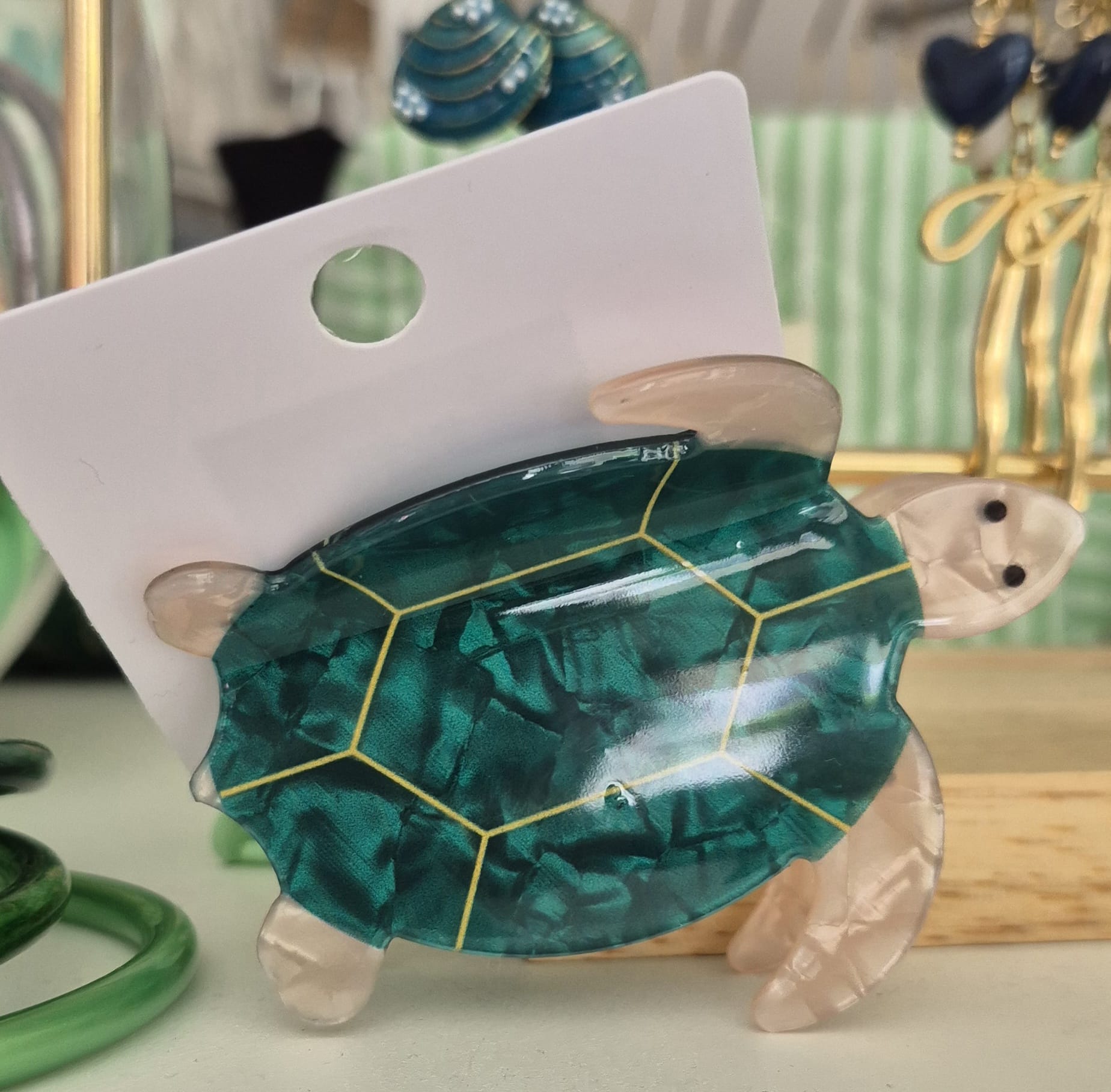 PINCE A CHEVEUX TORTUE