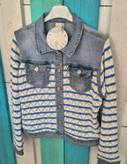 VESTE JEAN TRICOT
