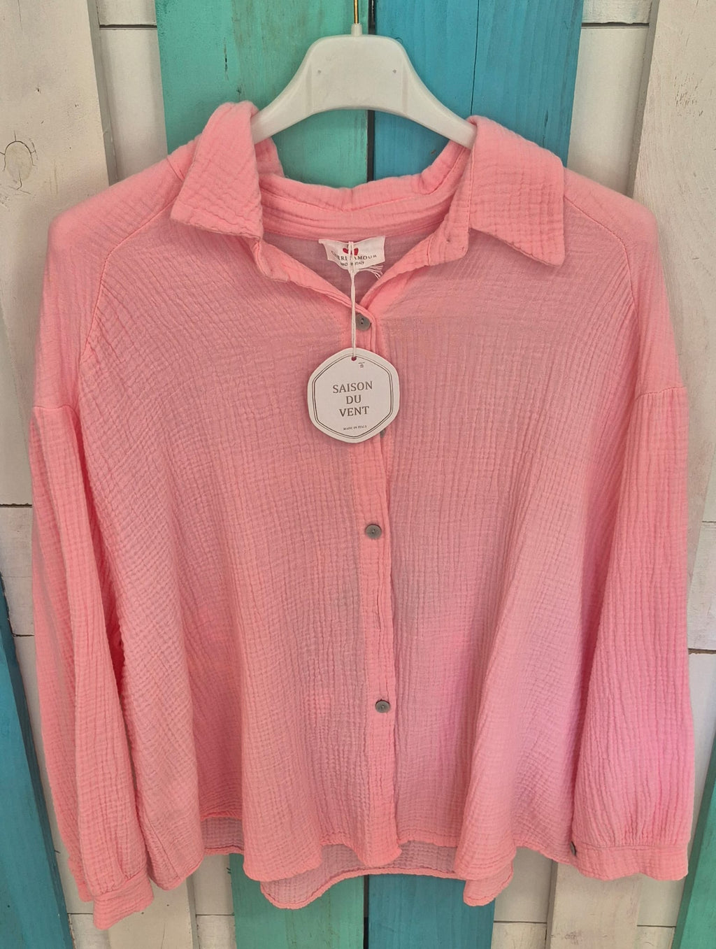 CHEMISE GAZE DE COTON