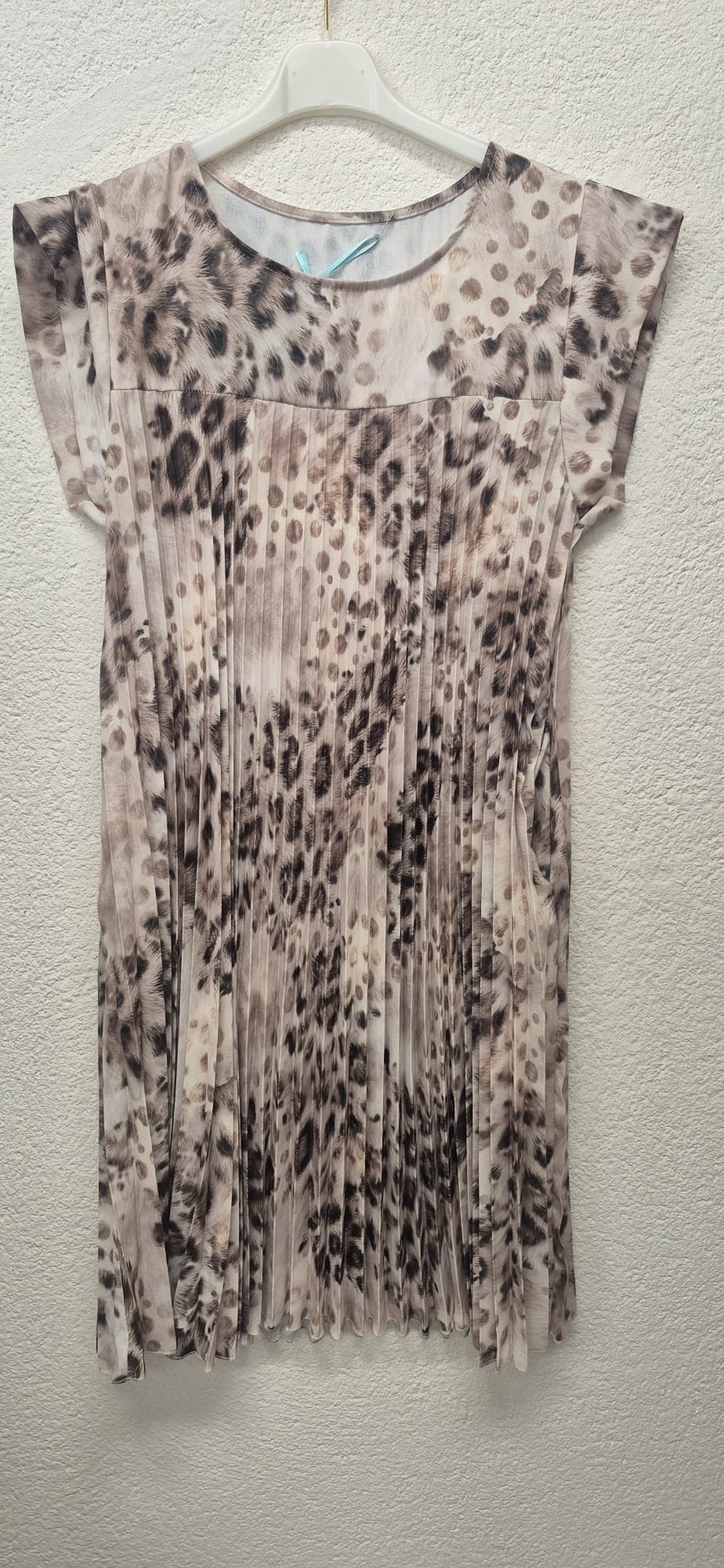ROBE COURTE PLISSÉE