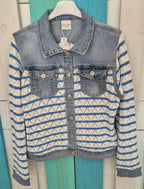 VESTE JEAN TRICOT
